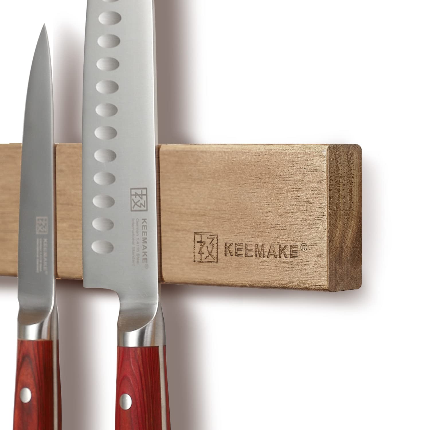 Magnetic Knife Strip - KEEMAKE Magnetischer Messerhalter für solide Wandleisten,