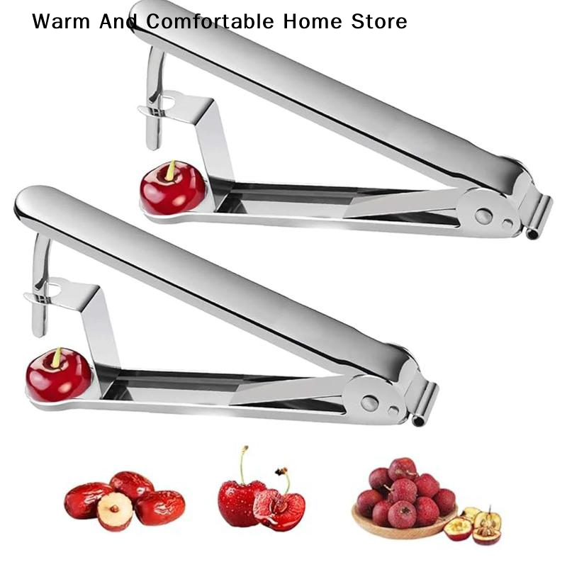 Kitchen Home Gadgets - Multifunktionaler Kernentferner für Kirschen, Weißdorn, rote