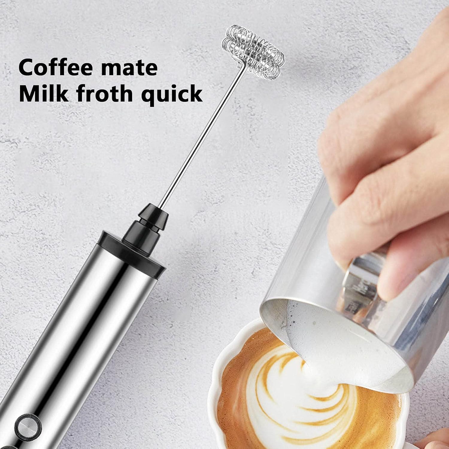 Kitchen Home Gadgets - Magpie 3-in-1 Handmixer Elektrischer Milchaufschäumer Getränkemixer