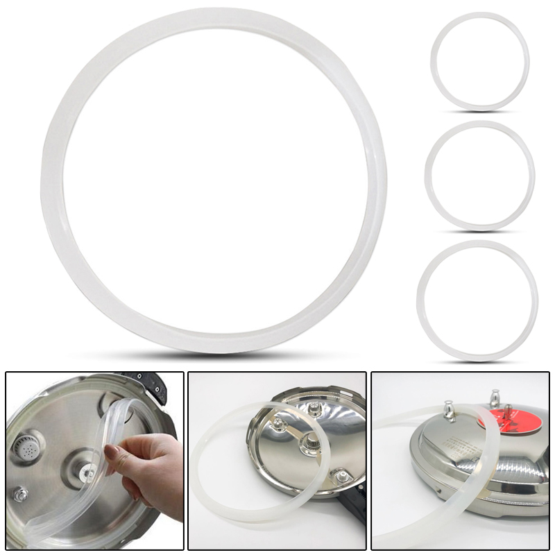 Kitchen Gadgets 2022 - Schnellkochtopf-Dichtungsring, lebensmittelechtes Silikon, Ersatz, elektrischer Gummiring,