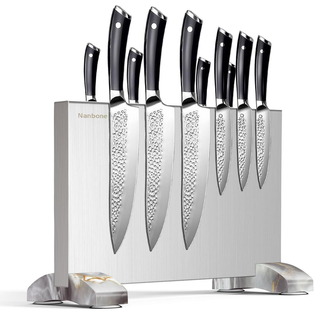 Magnetic Knife Strip - Magnetischer Blockständer ohne Messer, doppelseitiger magnetischer