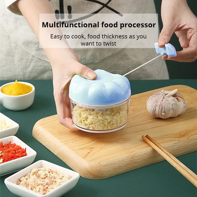 Kitchen Gadgets Garlic - 1pc Blau/Rosa Manuelle Knoblauch Stampfer Hand