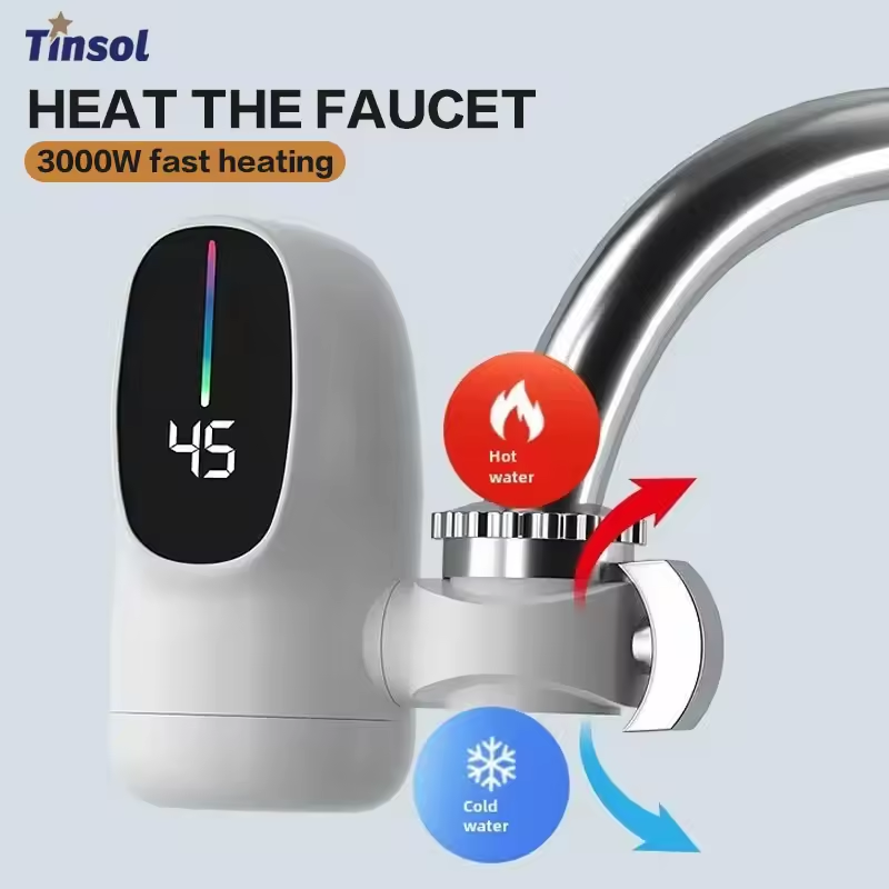 Kitchen Gadgets Mixer - 110V Schnellheizender Elektrischer Heizwasserhahn Energiesparender Heiß-Kalt-Mischer