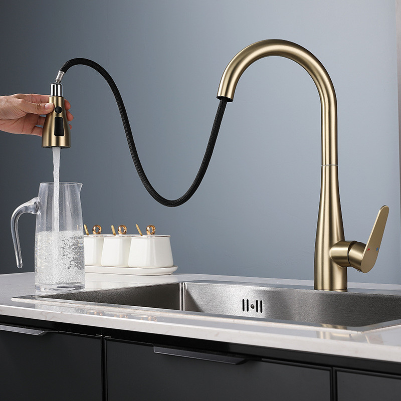 Gebürstete Goldene Ausziehbare – Kitchen Gadgets Mixer Bewertung und Preis