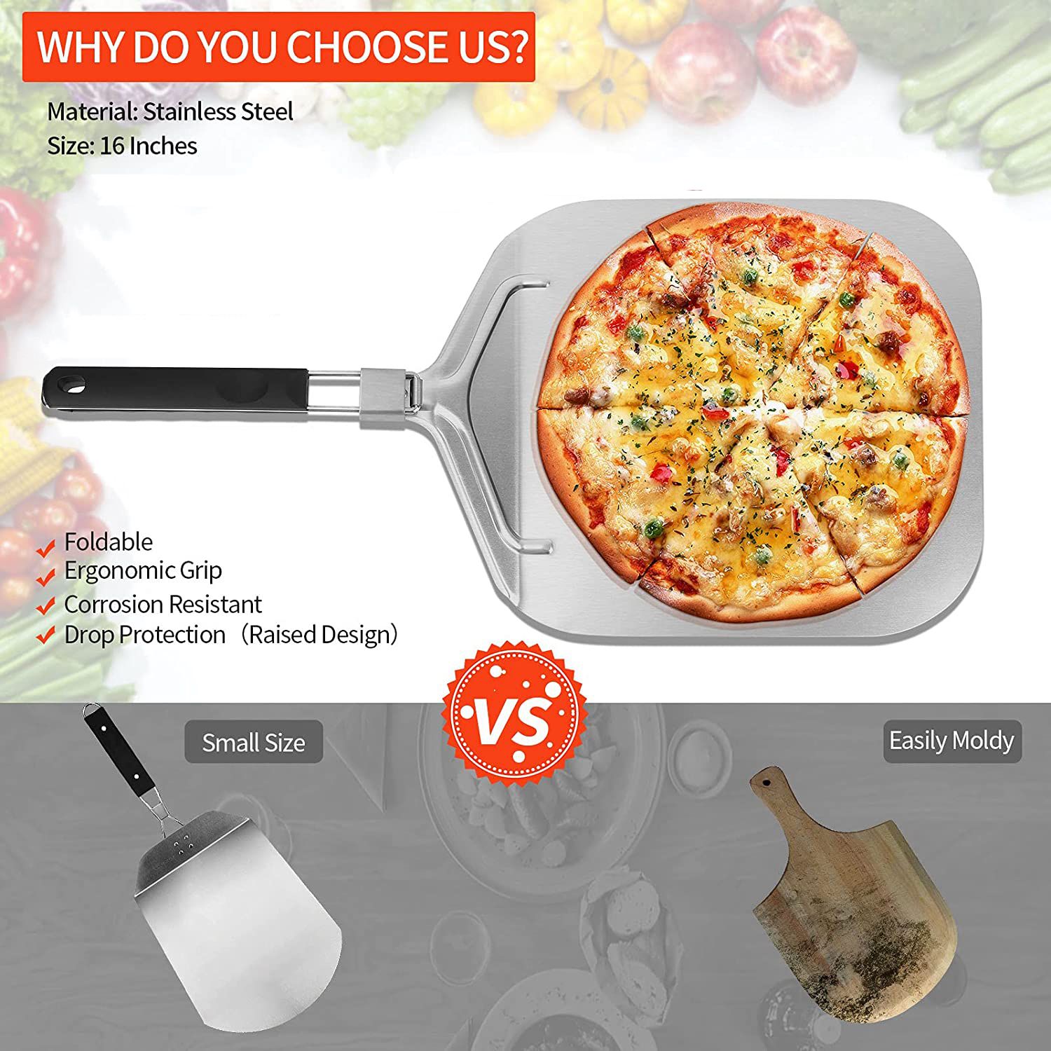 WSFS! Zusammenklappbare Alumin – Pizza Stone Baking Bewertung und Preis