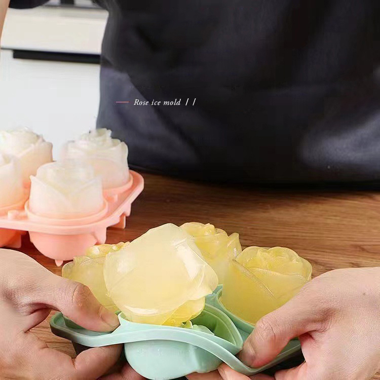 3D Rose Eis Formen 4 Löcher Ei – Kitchen Gadgets Oxo Bewertung und Preis