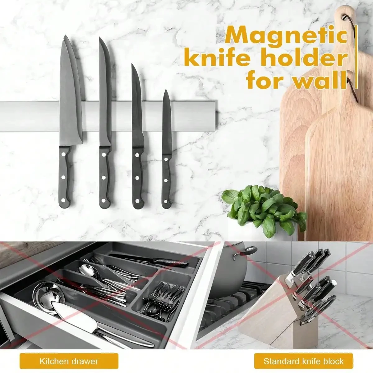 Leeseph Magnetischer Messerhal – Magnetic Knife Strip Bewertung und Preis