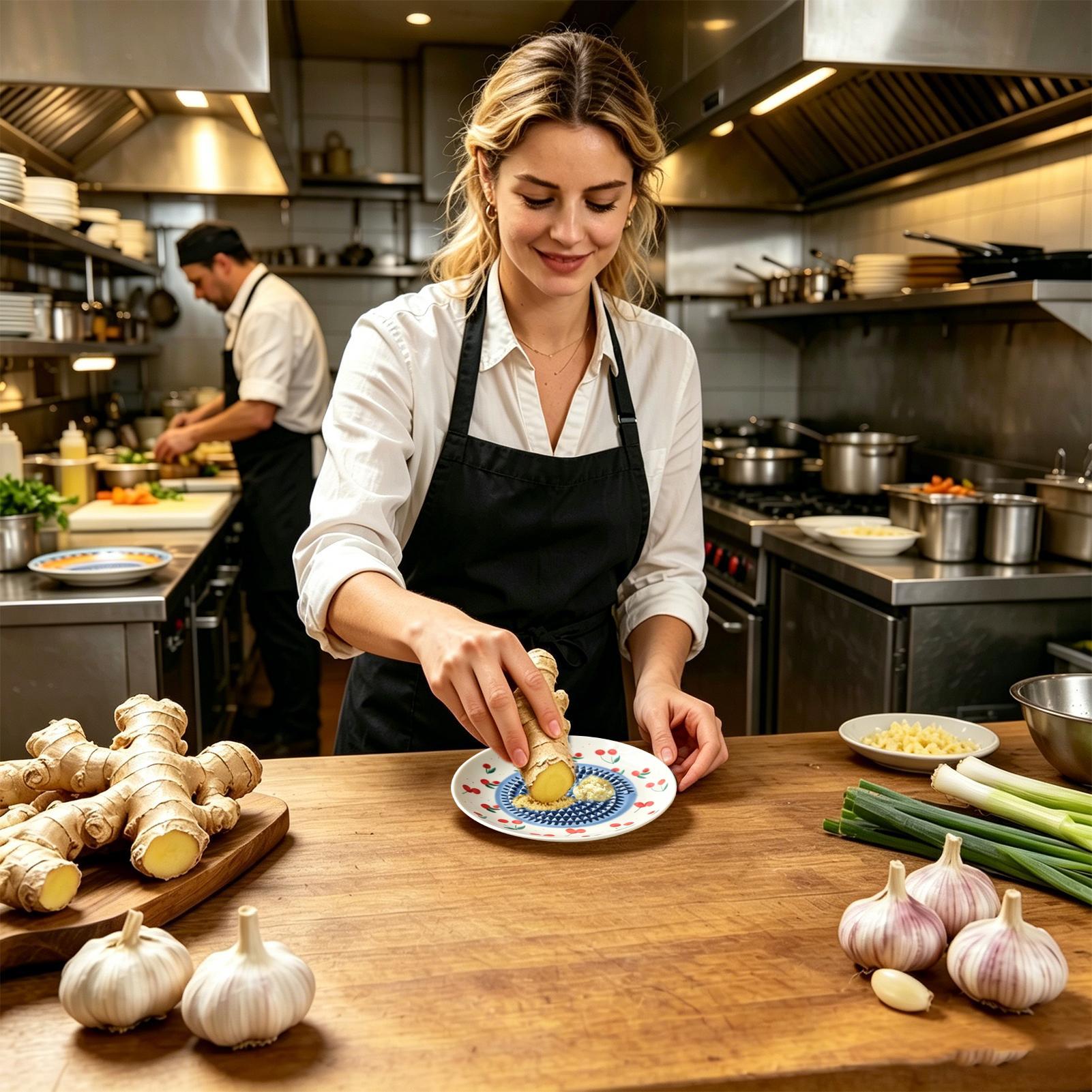 Bunter, einfacher Keramik-Ingw – Kitchen Gadgets Garlic Bewertung und Preis